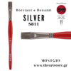 Πινέλο πλακέ Silver Unico Borciani e Bonazzi