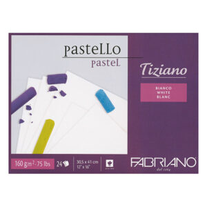 Fabriano Pastel Tiziano white, 160gr 24φ