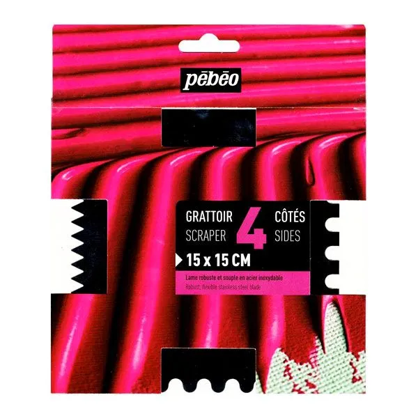 Pebeo Scraper 4 πλευρών 15x15cm