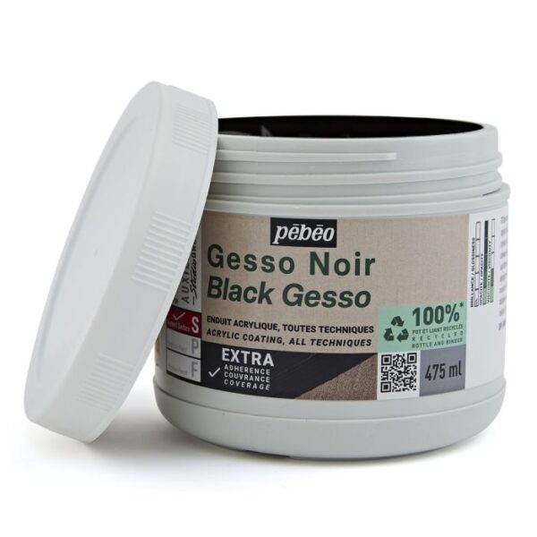 Pebeo Black Gesso Green Studio 225gr