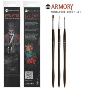 Evil Eyes Armory Kit - Σετ πινέλων για μινιατούρες  - Borciani e Bonazzi