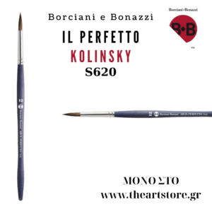 συνθετικό πινέλο Kolinsky 620 il Perfetto- Borciani e Bonazzi