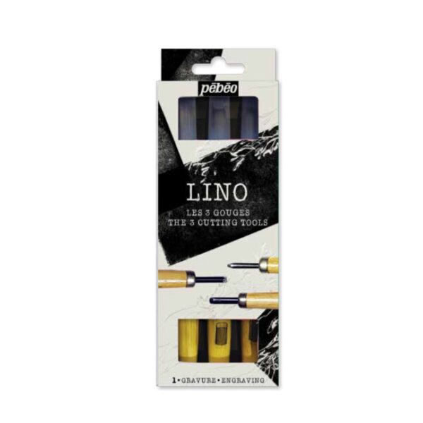 3167861415347-1 Pébéo Lino Cuttinig tools, σετ 3τεμ