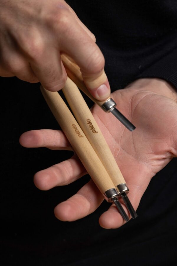 geslinogravure-1-55 Pébéo Lino Cuttinig tools, σετ 3τεμ