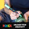 posca Posca Σετ 8 Μαρκαδόροι PC5M (4τεμ), PC3M (4τεμ) σε Πάνινο Πουγκί