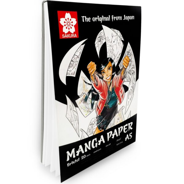 s-l1200 Μπλοκ ζωγραφικής Sakura Manga Paper A5, Bristol