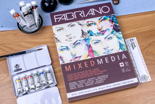 Fabriano Mixed Media 250 gr, A3, 40 Φύλλα