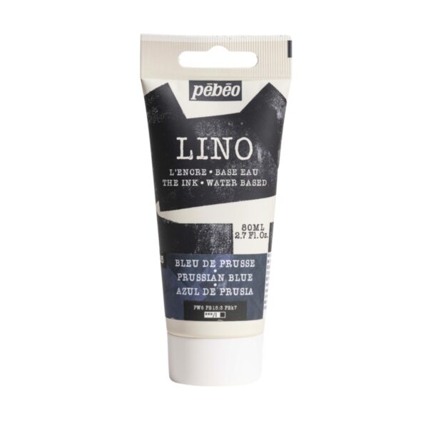 Prussian Blue lino pebeo