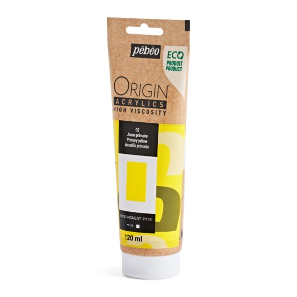 Ακρυλικό Χρώμα  02Primary Yellow 120ml Pebeo Origin