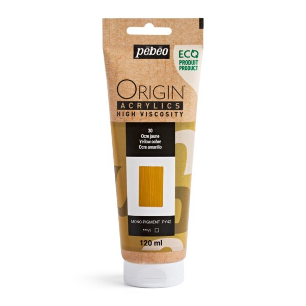 Ακρυλικό Χρώμα  30 Yellow Ochre 120ml Pebeo Origin