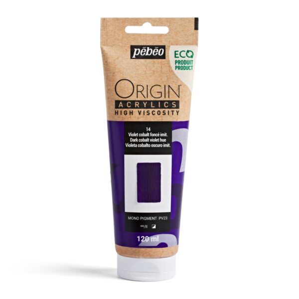 Ακρυλικό Χρώμα  14 DARK COBALT VIOLET 120ml Pebeo Origin