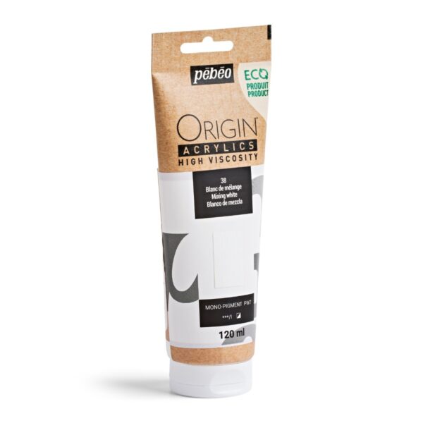3167868171383-1-54 Ακρυλικό Χρώμα 38 Mixed White 120ml Pebeo Origin