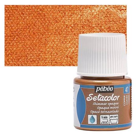 setacolor χρώματα για ύφασμα Copper