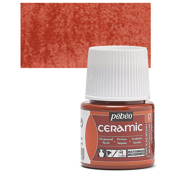 17_ Ψυχρό Σμάλτο για Κεραμική Light Scale Brown (No17) Pebeo Ceramic 45ml Ψυχρό Σμάλτο για Κεραμική Light Scale Brown (No17) Pebeo Ceramic 45ml