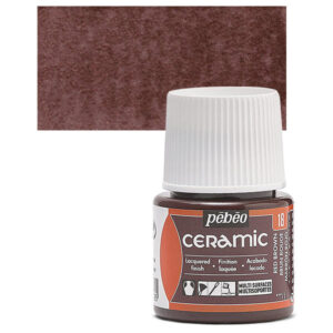 Ψυχρό Σμάλτο Red Brown No18 45ml Pebeo Ceramic | The Art Store Ψυχρό Σμάλτο Red Brown No18 45ml Pebeo Ceramic | The Art Store