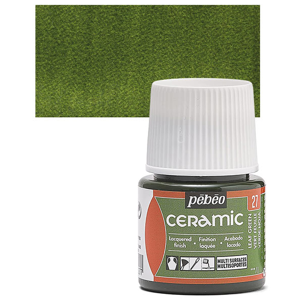Ψυχρό Σμάλτο Leaf Green No27 45ml Pebeo Ceramic | The Art Store