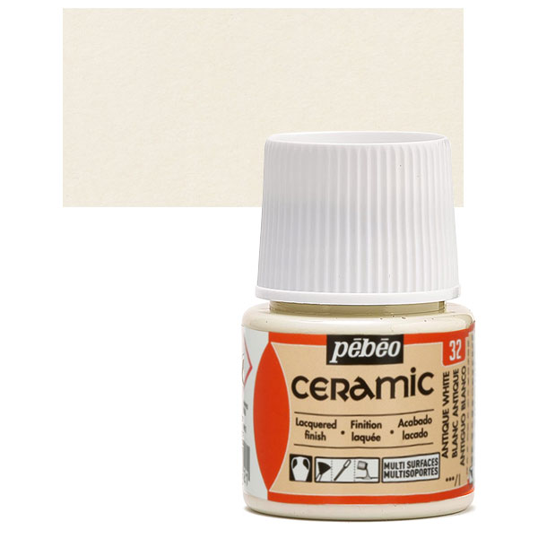 Ψυχρό Σμάλτο για Κεραμική Antique White (No32) Pebeo Ceramic 45ml