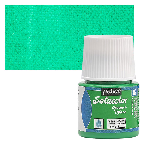 82_ leaf gr Χρώμα για ύφασμα Leaf Green 45ml,Pebeo Setacolor Opaque Χρώμα για ύφασμα Leaf Green 45ml,Pebeo Setacolor Opaque