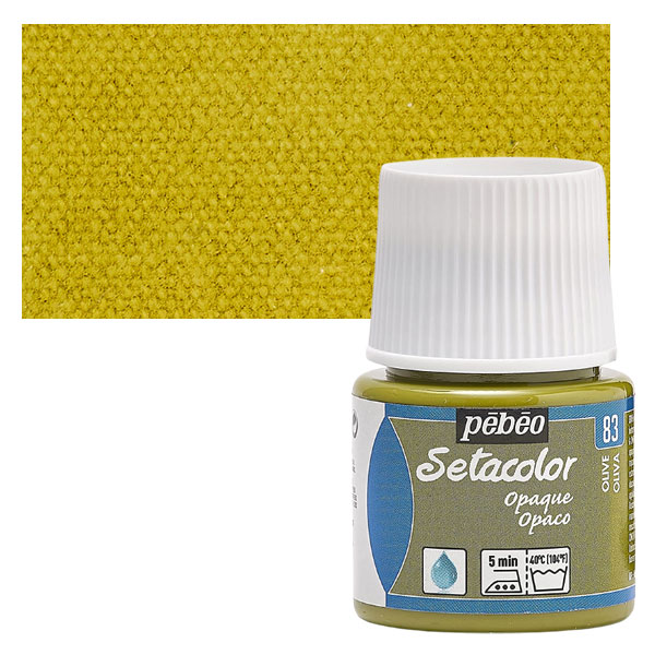 Χρώμα για ύφασμα Olive 45ml,Pebeo Setacolor Opaque