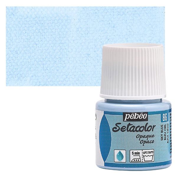 Χρώμα για ύφασμα Blue Sky 45ml,Pebeo Setacolor Opaque