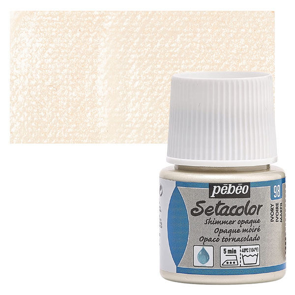 Χρώμα για ύφασμα Ivory 45ml,Pebeo Setacolor Opaque