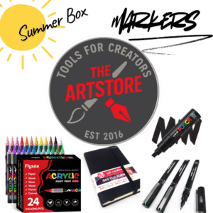 summer box marker, Σετ ζωγραφικής με μαρκαδόρους