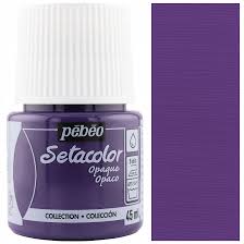 Χρώμα για Ύφασμα Retro Purple 45ml Pebeo Setacolor Opaque Χρώμα για Ύφασμα Retro Purple 45ml Pebeo Setacolor Opaque