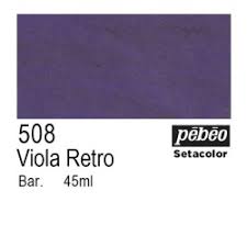 Χρώμα για ύφασμα Retro Purple 45ml N508,Pebeo Setacolor Opaque