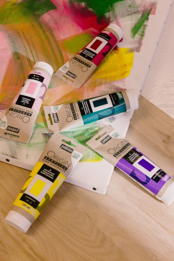 originacrylics-1_2_7 Ακρυλικό Χρώμα 47 Fluo Pink 120ml Pebeo Origin