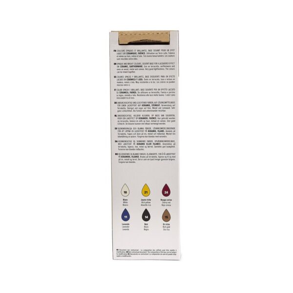 Σετ Pebeo Ceramic 6x 20ml -Ψυχρά Σμάλτα