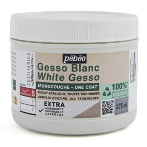 610044e35e501979ac934755d133c562_4 Pebeo White Gesso Green Studio One Coat 475 ml