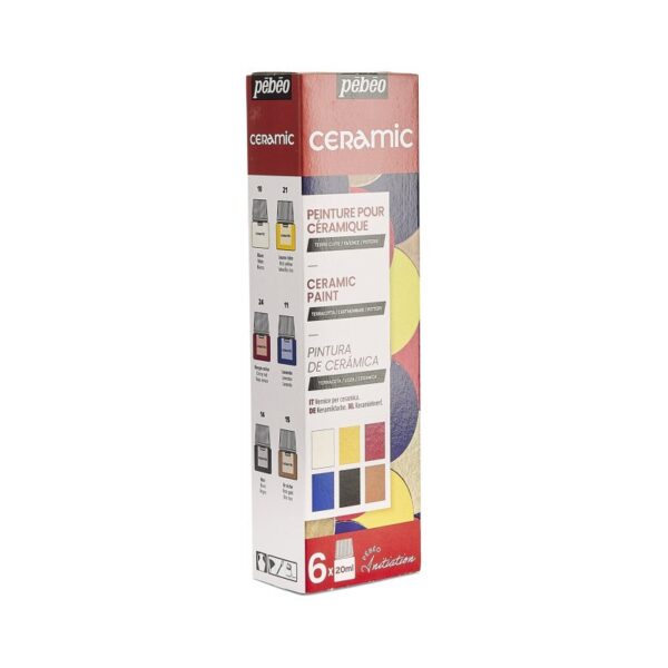 Σετ Pebeo Ceramic 6x 20ml -Ψυχρά Σμάλτα