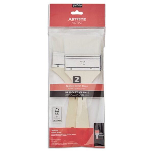 ΣΕΤ 2 ΠΙΝΕΛΩΝ για Gesso & Βερνίκι No 75 No 100- Pebeo ΣΕΤ 2 ΠΙΝΕΛΩΝ για Gesso & Βερνίκι No 75 No 100- Pebeo