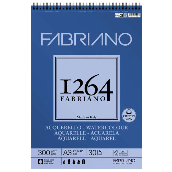 fabriano 1264 ακουαρελας