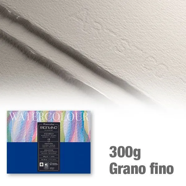 Μπλοκ Fabriano Watercolor 300gr για ακουαρέλα 32x24cm